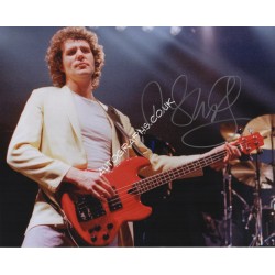 John Illsley Dire Straits music authentic genuine signed autograph photo. COA UACC