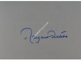 Margaret Thatcher PM authentic genuine signed autograph book 3. COA UACC