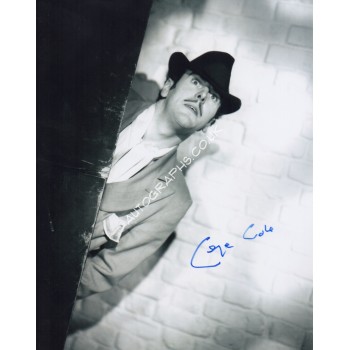 George Cole Spiv St Trinians genuine authentic signed autograph photo. COA UACC