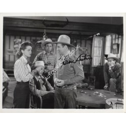 Gene Autry singing cowboy genuine authentic signed autograph photo.. COA UACC