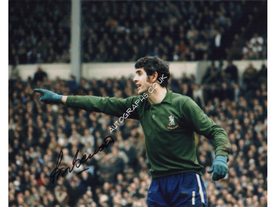 Peter Bonetti Chelsea genuine authentic signed autograph photo.. COA UACC