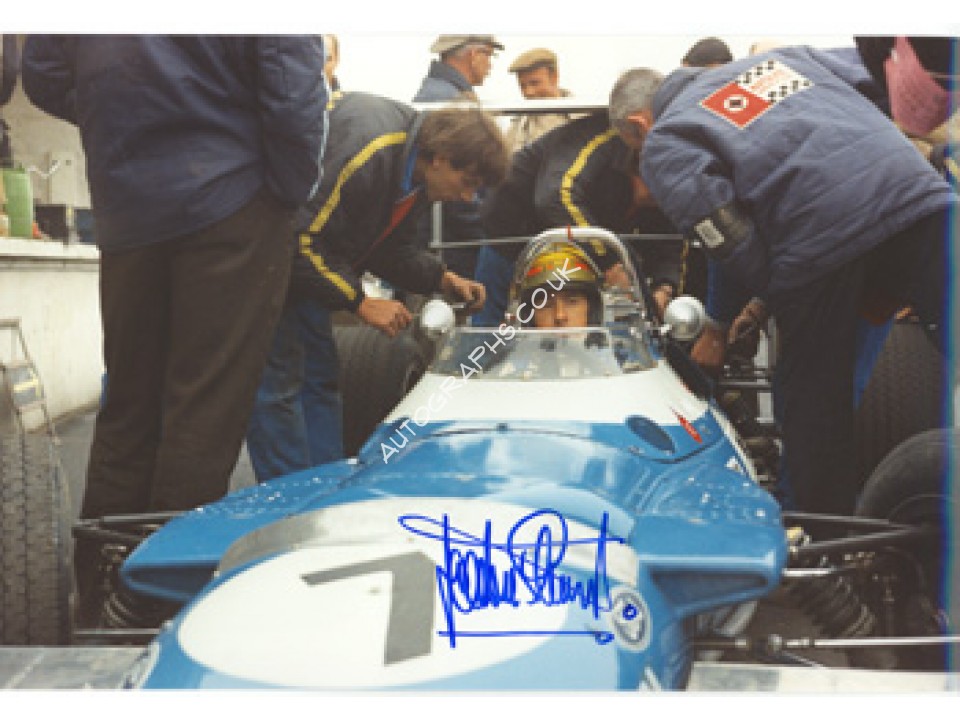 Jackie Stewart genuine signed original autograph photo. COA UACC Jackie Stewart genuine signed original autograph photo. COA UACC