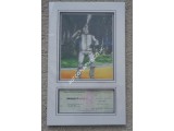 Jack Haley Wizard of Oz genuine authentic signed autograph display.. COA UACC