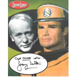 Captain Scarlet Jeremy Wilkins genuine authentic autograph signed image.. COA UACC