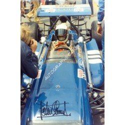Jackie Stewart  genuine signed authentic autograph photo. COA UACC