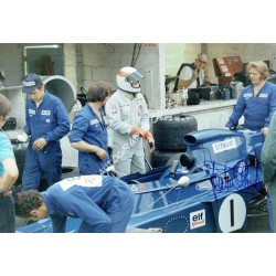 Jackie Stewart  genuine signed authentic autograph photo. COA UACC