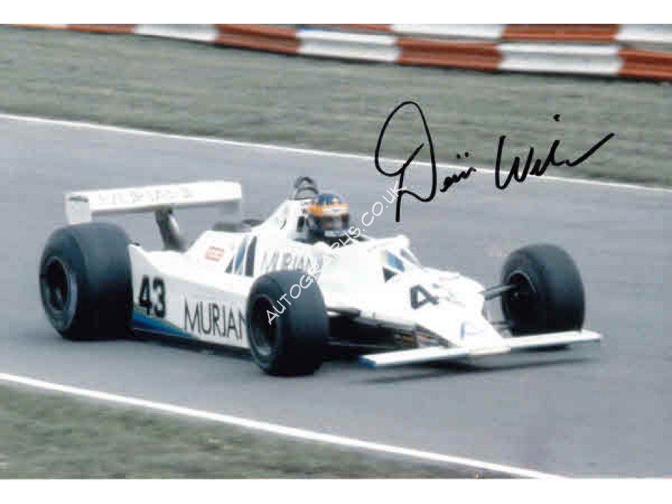 Desire Wilson F1 Williams genuine authentic autograph signed photo.. COA UACC