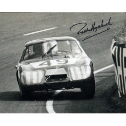 Paddy Hopkirk Monte Carlo Rally genuine autograph signed photo. COA UACC