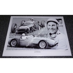 Stirling Moss F1 genuine authentic autograph signed photo 2. COA UACC