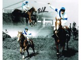Bob Champion Horse racing genuine authentic autograph signed photo. COA UACC
