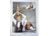Stephen Hendry snooker genuine authentic autograph signed photo. COA UACC