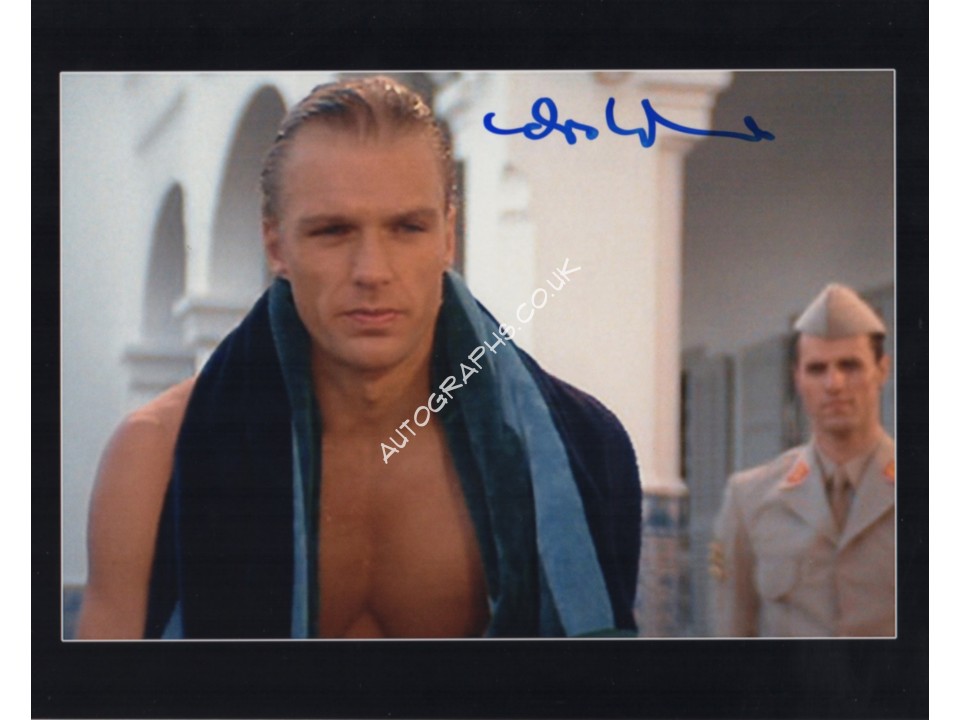 James Bond Andreas Wisniewski genuine authentic autograph signed photo 2. COA UACC James Bond Andreas Wisniewski genuine authentic autograph signed photo 2. COA UACC