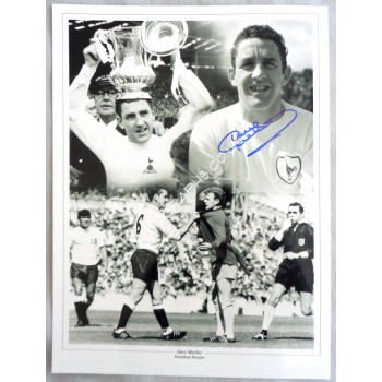 Dave Mackay Tottenham Spurs football authentic autograph signed photo. COA UACC