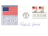 Friedrich Duerr Mercury Gemini Apollo genuine signed authentic autograph cover. COA UACC
