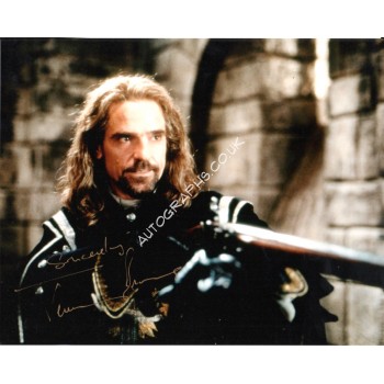 Jeremy Irons Three Musketeers signed original authentic autographs photo. COA UACC