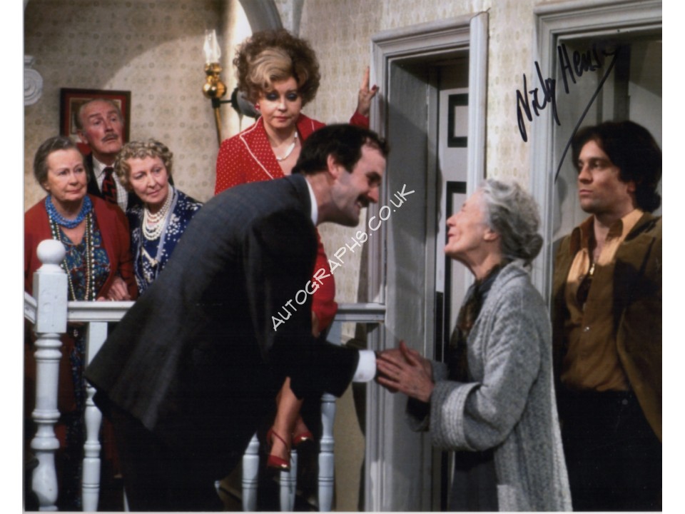 Nicky Henson Fawlty Towers signed genuine original AUTHENTIC autographs photo. COA UACC