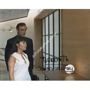 James Bond Fransesca Tu authentic signed genuine photo. COA UACC