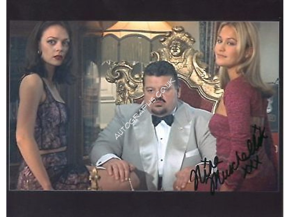 James Bond World Not Enough Nina Muschallik authentic signed autographs photo. COA UACC